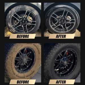 how to apply tire shine 